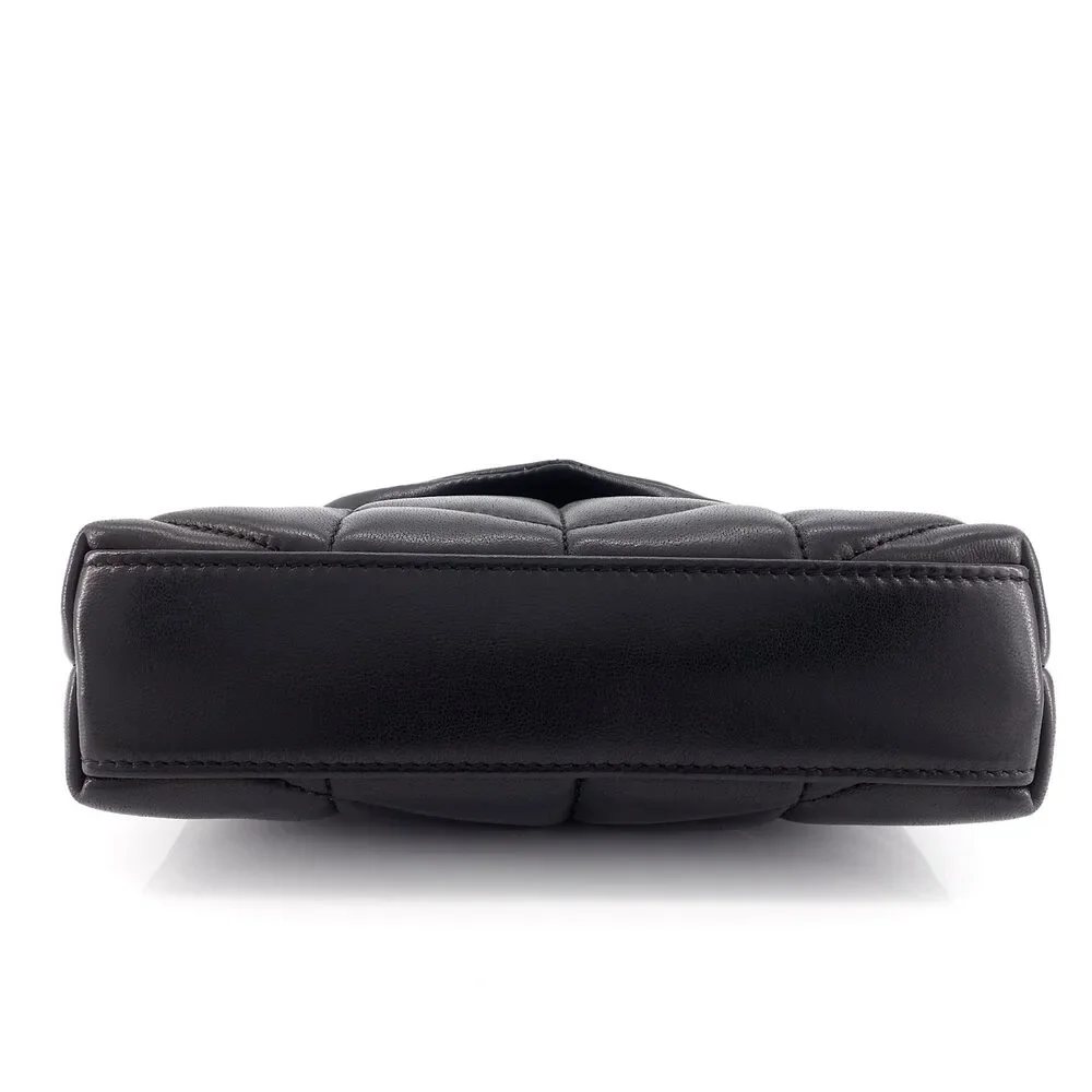 Lou Puffer Small Lambskin Leather Clutch Bag - Picture 6 of 11